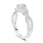 Gold Ring LR-0232, White Gold, view 1