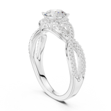 Gold Ring LR-0232, White Gold, view 1