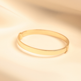 Purnebu Stylish Bangle Bracelet - 14K or 18K Gold Bracelet for Holding Cremation Urn Ash