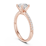 Gold Ring DDLR-628, Rose Gold