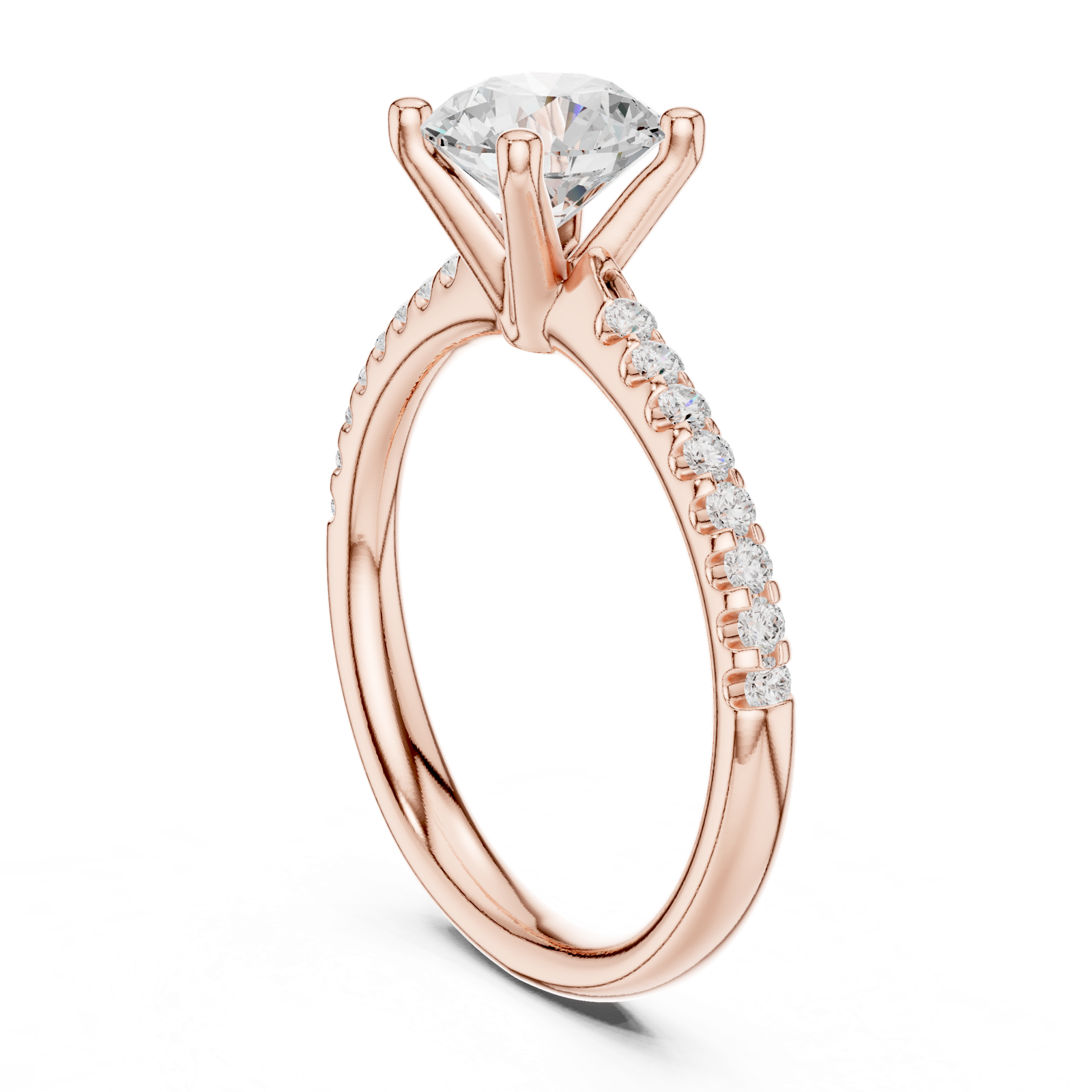 Gold Ring DDLR-628, Rose Gold