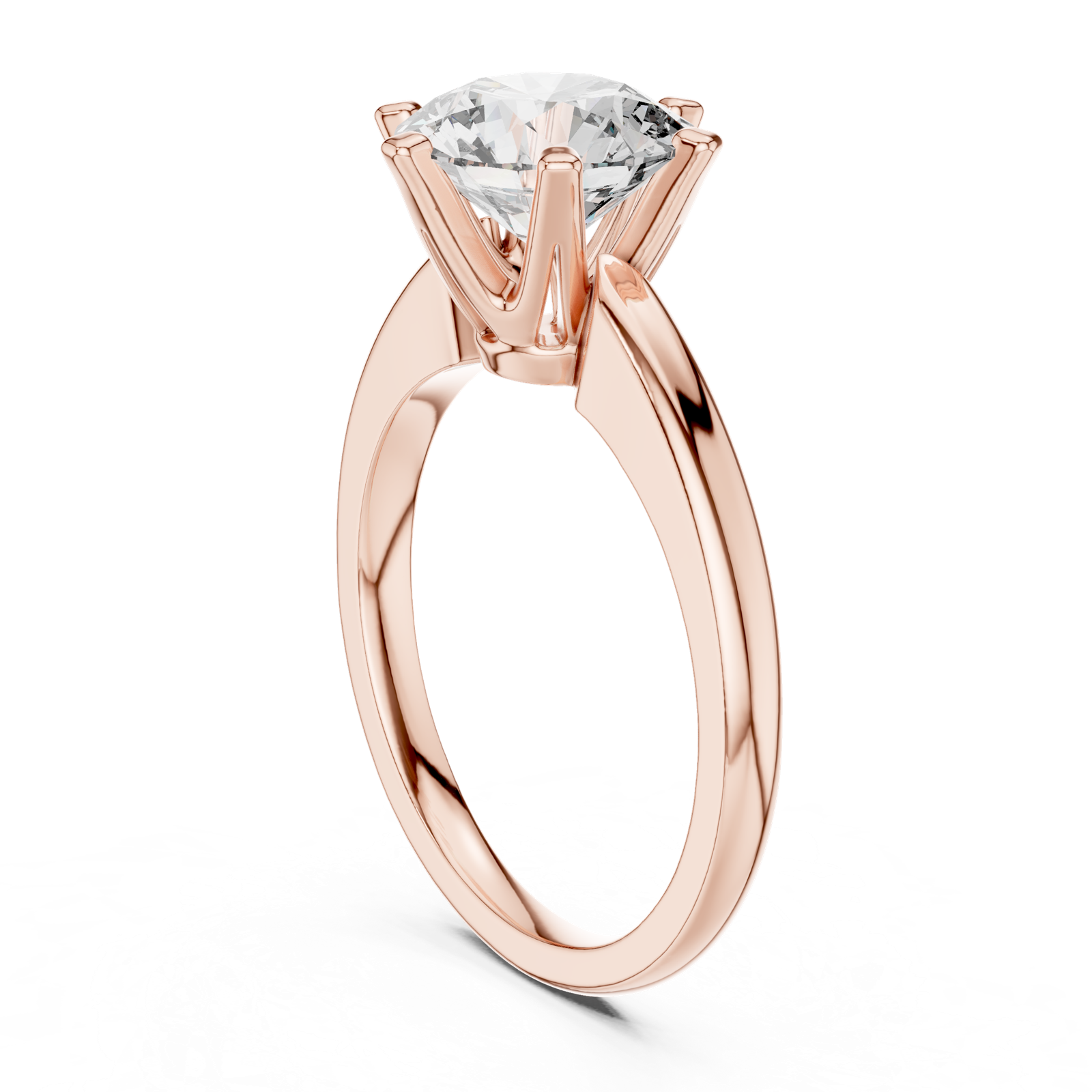 Gold Ring 00001L (36), Rose Gold, view 1