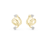 Gold Earrings 12-10002@E, Yellow Gold