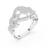 Gold Pendant 9-10062L, White Gold, view 2