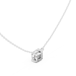 Gold Jewelry, Cushion center stone, White Gold, view 2