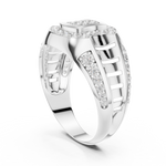 Gold Ring LR-01 (36), White Gold