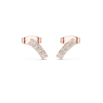 Gold Earrings 9-10070E, Rose Gold