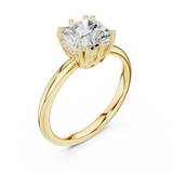 Gold Ring DDLR-254, Yellow Gold, view 2