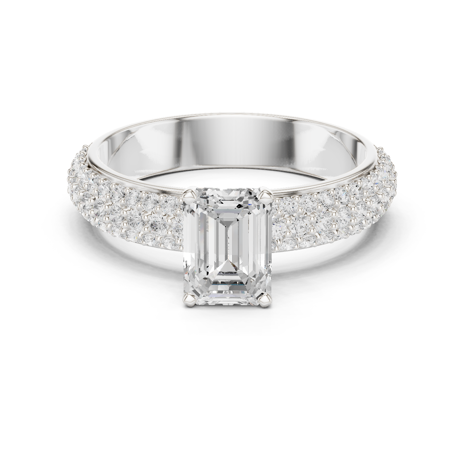 Gold Ring DDLR-1066, White Gold