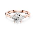 Gold Ring 00001L (22), Rose Gold, view 4