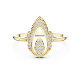 Gold Ring DR-6321, Yellow Gold