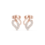 Gold Earrings SBER(22), Rose Gold