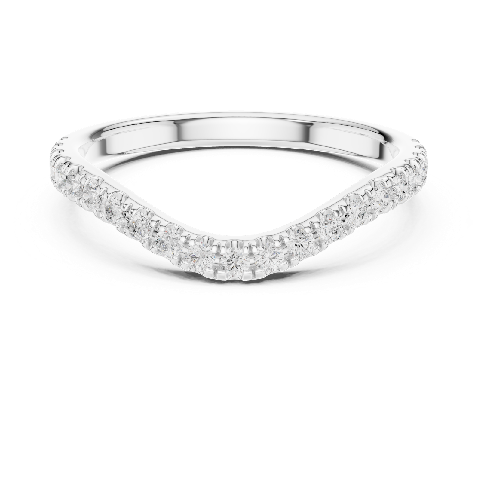 Gold Ring DDLR-791, White Gold, view 4