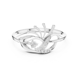 Gold Ring 1 (142), White Gold, view 4
