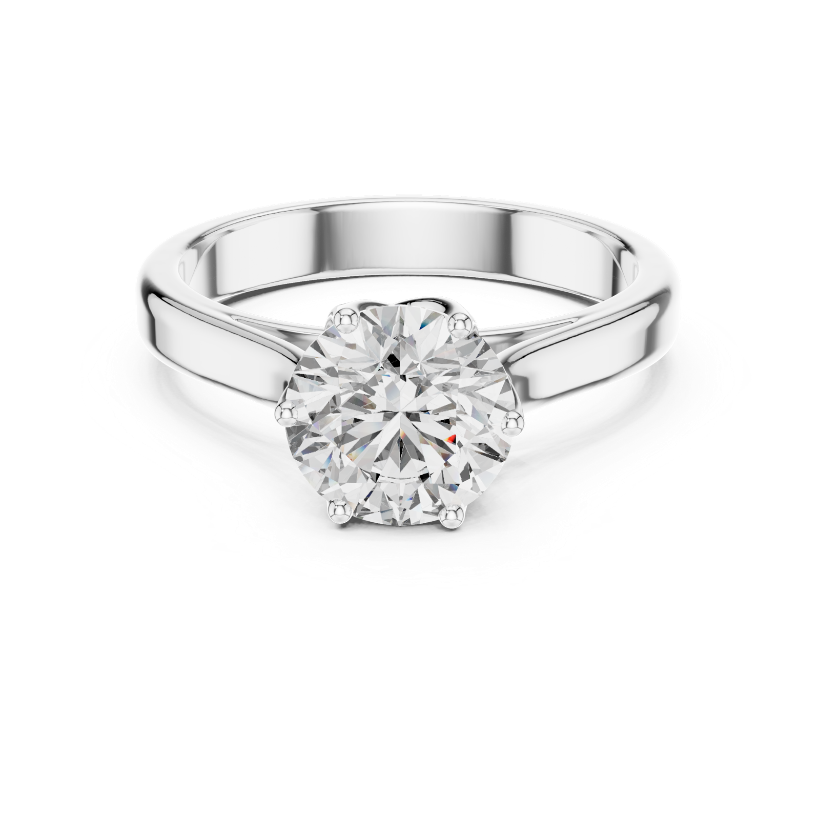 Gold Ring LR-0037, White Gold