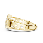Gold Ring LR-01 (44), Yellow Gold, view 3