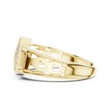 Gold Ring LR-01 (44), Yellow Gold, view 3