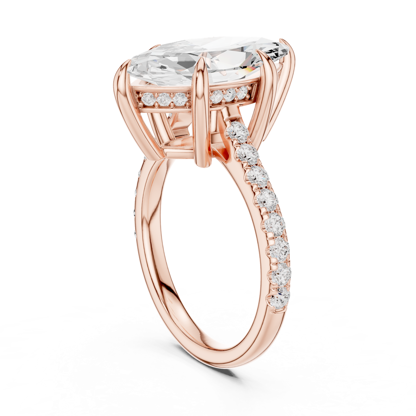 Gold Ring DDLR-1026, Rose Gold