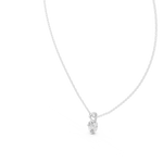 Gold Pendant GPD-0047, White Gold, view 2