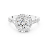 Gold Ring DDLR-345, White Gold, view 4