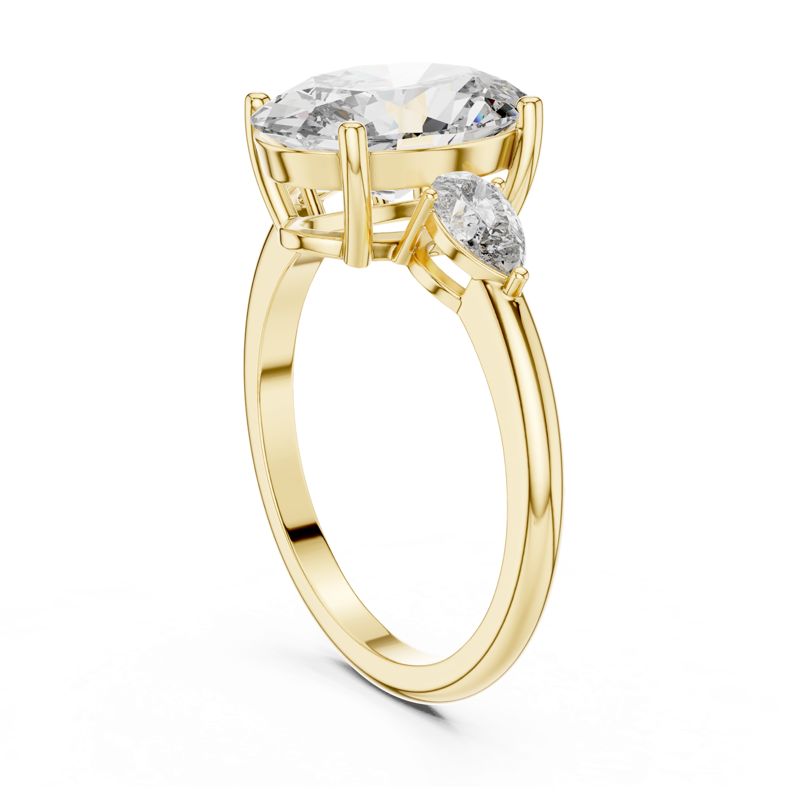 Gold Ring LR-0054, Yellow Gold, view 1