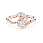 Gold Ring Ledis Ring, Rose Gold, view 4
