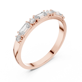 Gold Ring HLR-75, Rose Gold, view 2