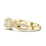 Gold Ring LR-0223, Yellow Gold, view 3
