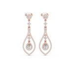 Gold Earrings 3-10006E_115_M, Rose Gold