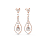 Gold Earrings 3-10006E_115_M, Rose Gold