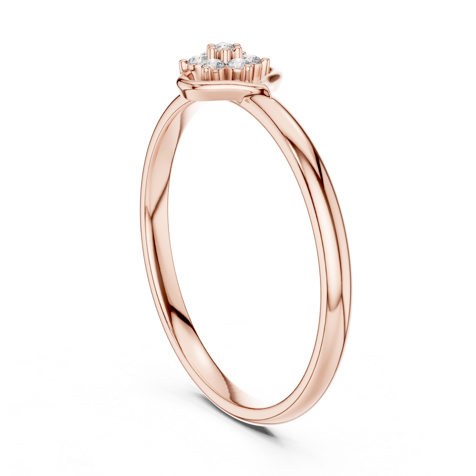 Gold Ring 1 (407), Rose Gold, view 1