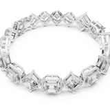 14K Solid Gold Lab Diamond Bracelet, White Gold, view 2