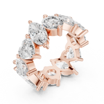 Gold Ring DDLR-420, Rose Gold, view 2