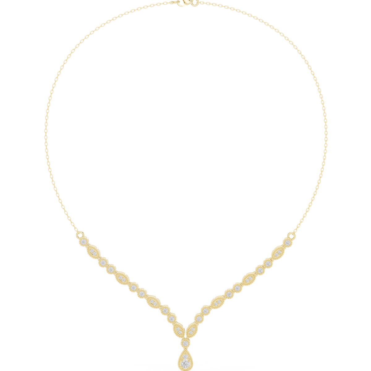 Gold Necklace SBWN (2), Yellow Gold, view 4
