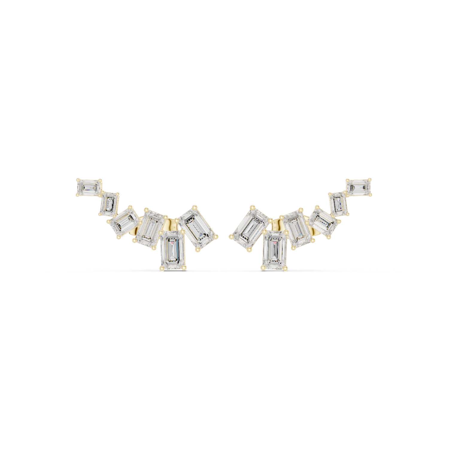 Gold Earrings SBER(54), Yellow Gold