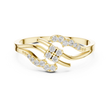 Gold Ring DR-6301, Yellow Gold, view 4