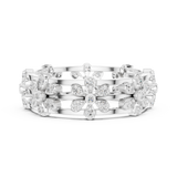 Gold Ring R37, White Gold, view 3