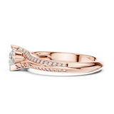 Gold Ring LR-0278, Rose Gold, view 3