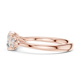 Gold Ring DDLR-724, Rose Gold, view 3