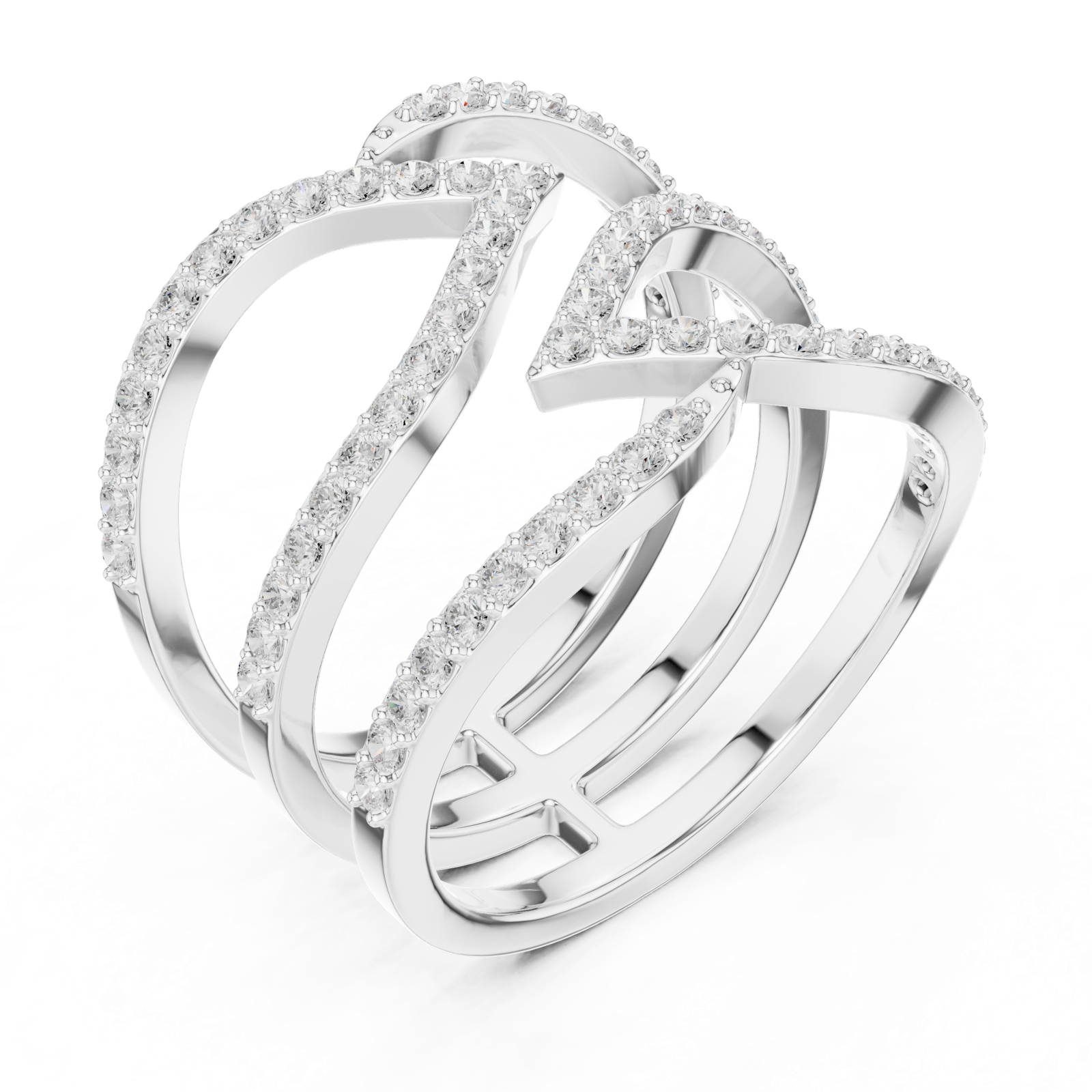 Gold Ring SBWR(34), White Gold, view 2