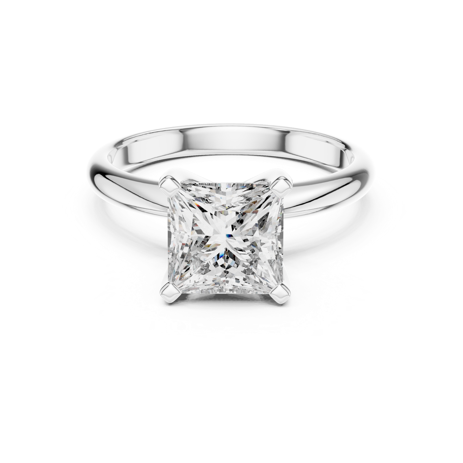 Gold Ring DDLR-053, White Gold