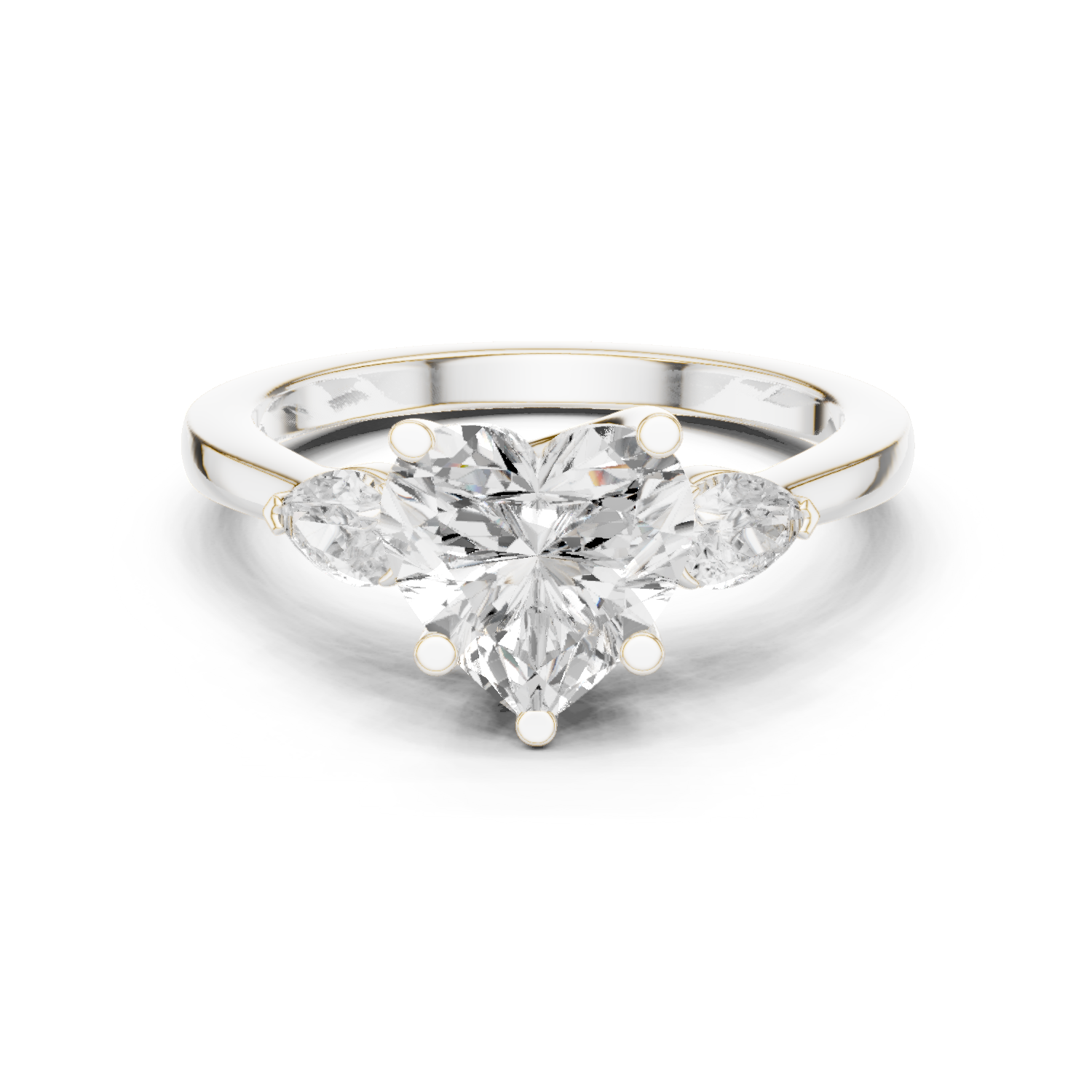 Gold Ring DDLR-270, White Gold