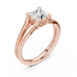 Gold Ring DDLR-571, Rose Gold, view 2