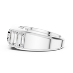 Gold Ring SBMR(37), White Gold, view 3