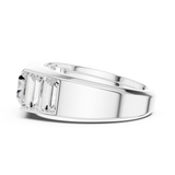 Gold Ring SBMR(37), White Gold, view 3