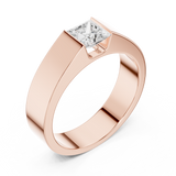 Gold Men's Ring GGR-0013, Rose Gold, view 2
