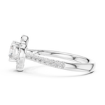 Gold Ring DDLR-670, White Gold, view 3
