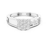 Gold Ring DDLR-825, White Gold, view 4