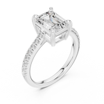 Gold Ring DDLR-876, White Gold, view 2