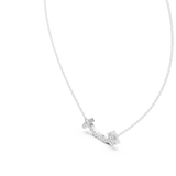 Gold Pendant GPD-0030, White Gold, view 2